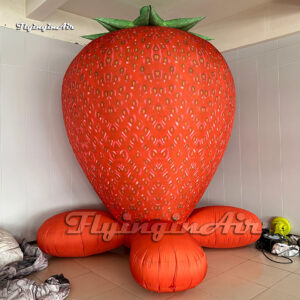 red giant advertising inflatable strawberry balloon