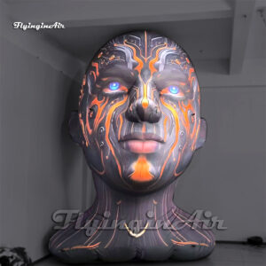 giant inflatable artificial intelligent robot for concert stage backdrop