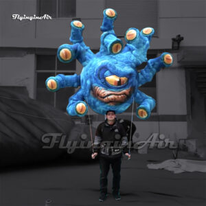 Halloween Inflatable Multi-eyed monster puppet