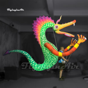 Carnival parade inflatable alebrije monster dragon puppet
