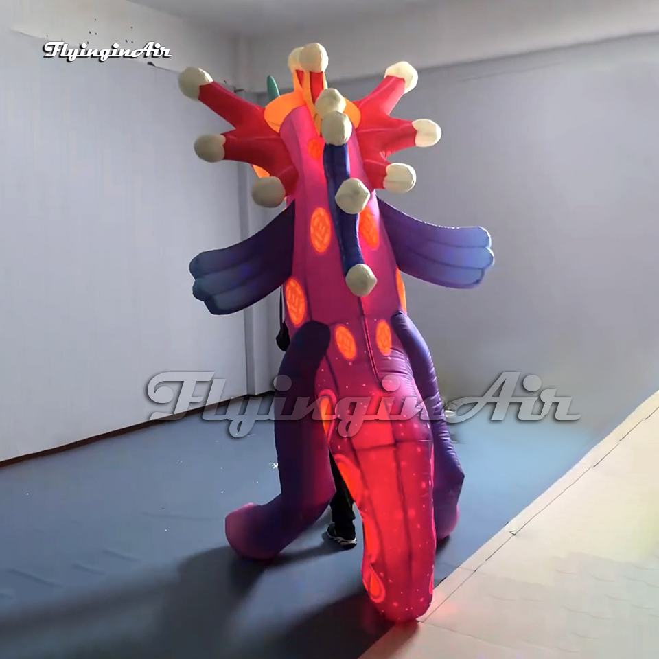 inflatable seahorse puppet blow up sea animal balloon for parade show
