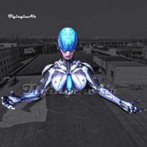 stage backdrop Giant inflatable future artificial intelligence robot