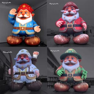Multi-style Christmas gnome giant inflatable dwarf Cartoon Snow White Character