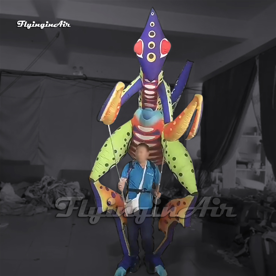carnival parade inflatable mantis puppet alebrijes monster