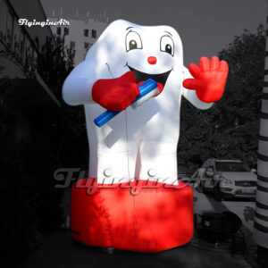 giant advertising inflatable cartoon tooh balloon with a toothbrush