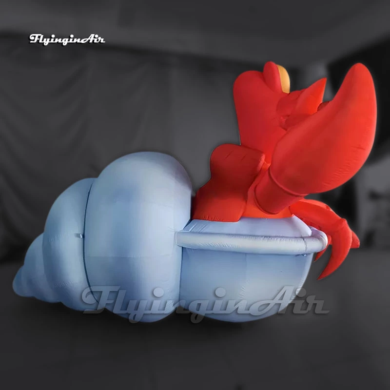giant inflatable sebastian The Little Mermaid character cartoon hermit crab