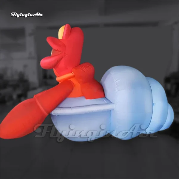 Sebastian Inflatable 3m/5m High Cute Giant Inflatable Sebastian Hermit Crab The Little ...