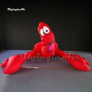 red giant inflatable sebastian crab The Little Mermaid character cartoon sea animal