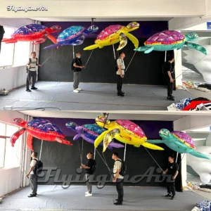 4 styles carnival parade walking inflatable sea turtle puppet
