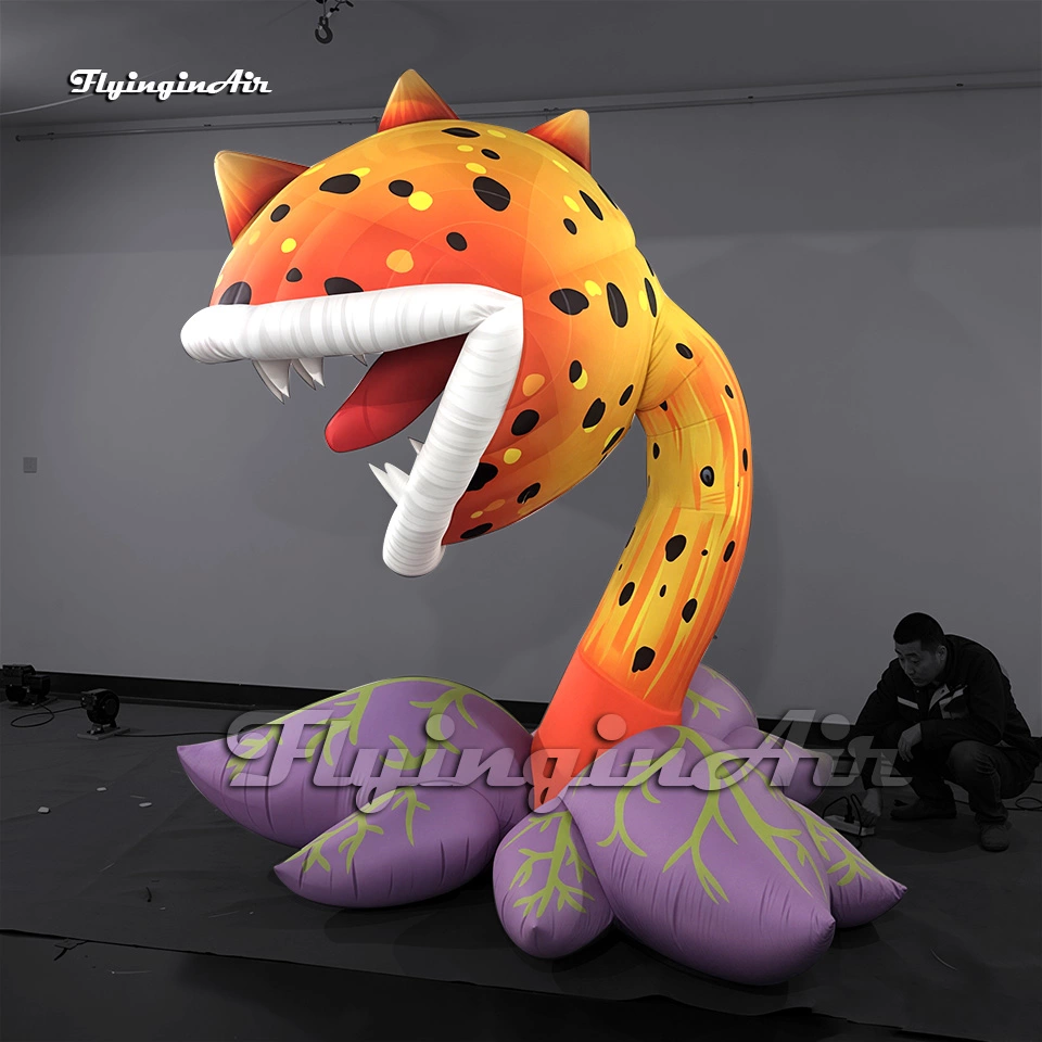 customized super mario character giant inflatable piranha plant