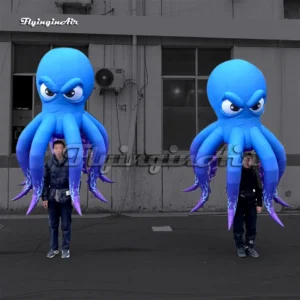 parade cartoon sea animal walking inflatable octopus puppet