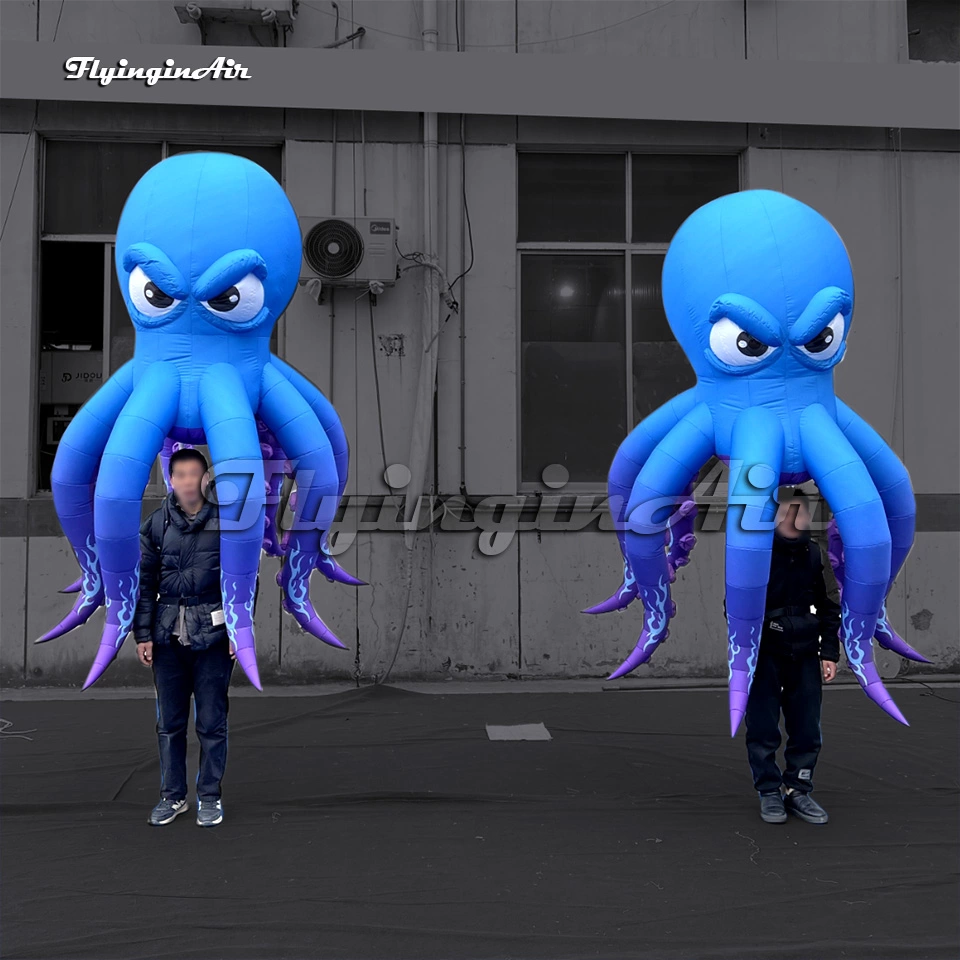 parade cartoon sea animal walking inflatable octopus puppet