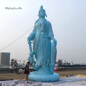 6m High Giant Inflatable Athena Statue Replica Greek Goddess of Wisdom For Parade Show
