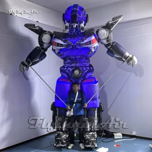 parade walking Autobots giant inflatable Transformers Mirage puppet with led light