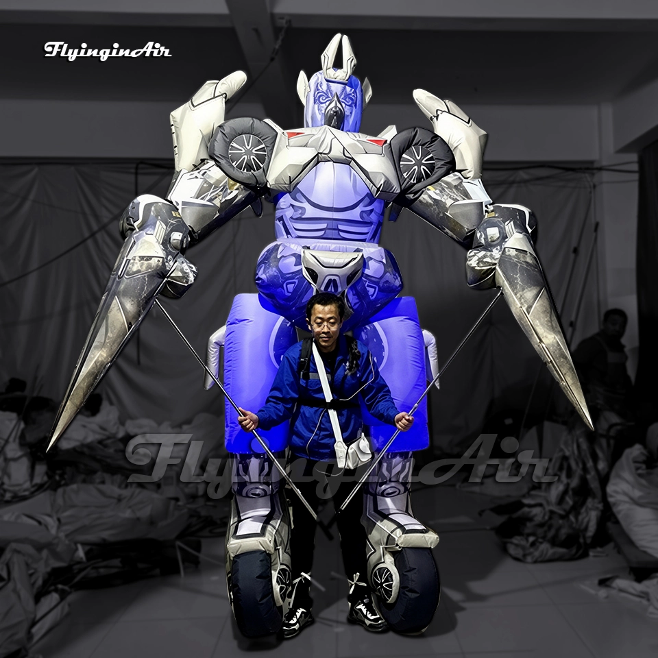 walking inflatable Sideswipe Transformers character puppet
