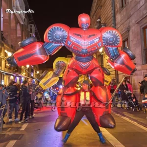 parade performance walking Transformers animated character inflatable cliffjumper puppet