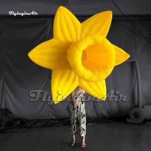 parade performance walking blow up flower balloon