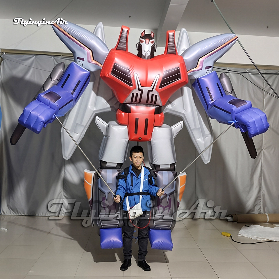 giant walking inflatable starscream puppet transformers character model
