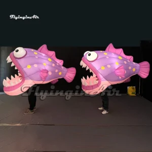parade sea animal wearable inflatable fish costume