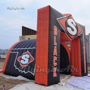 advertising arch customized sport tunnel inflatable run through entrance