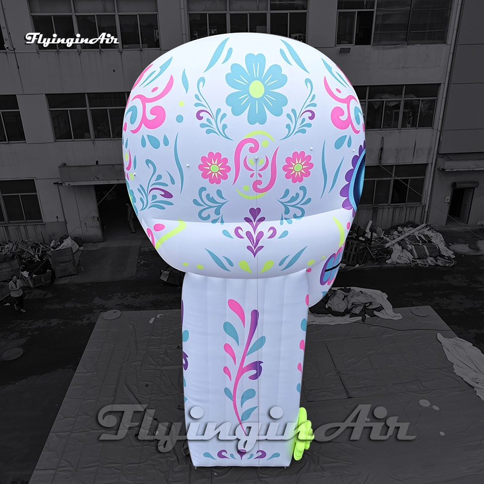 giant inflatable skull gate for halloweeen or All Souls' Day