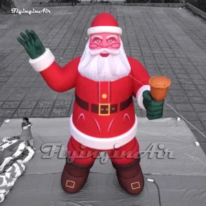 Massive Lighted Inflatable Santa Claus Prop for Christmas Yard Displays, Holiday Parties and Shopping Mall Decorations